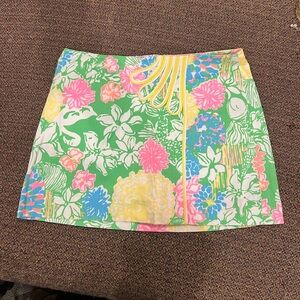 Lilly Pulitzer floral skort